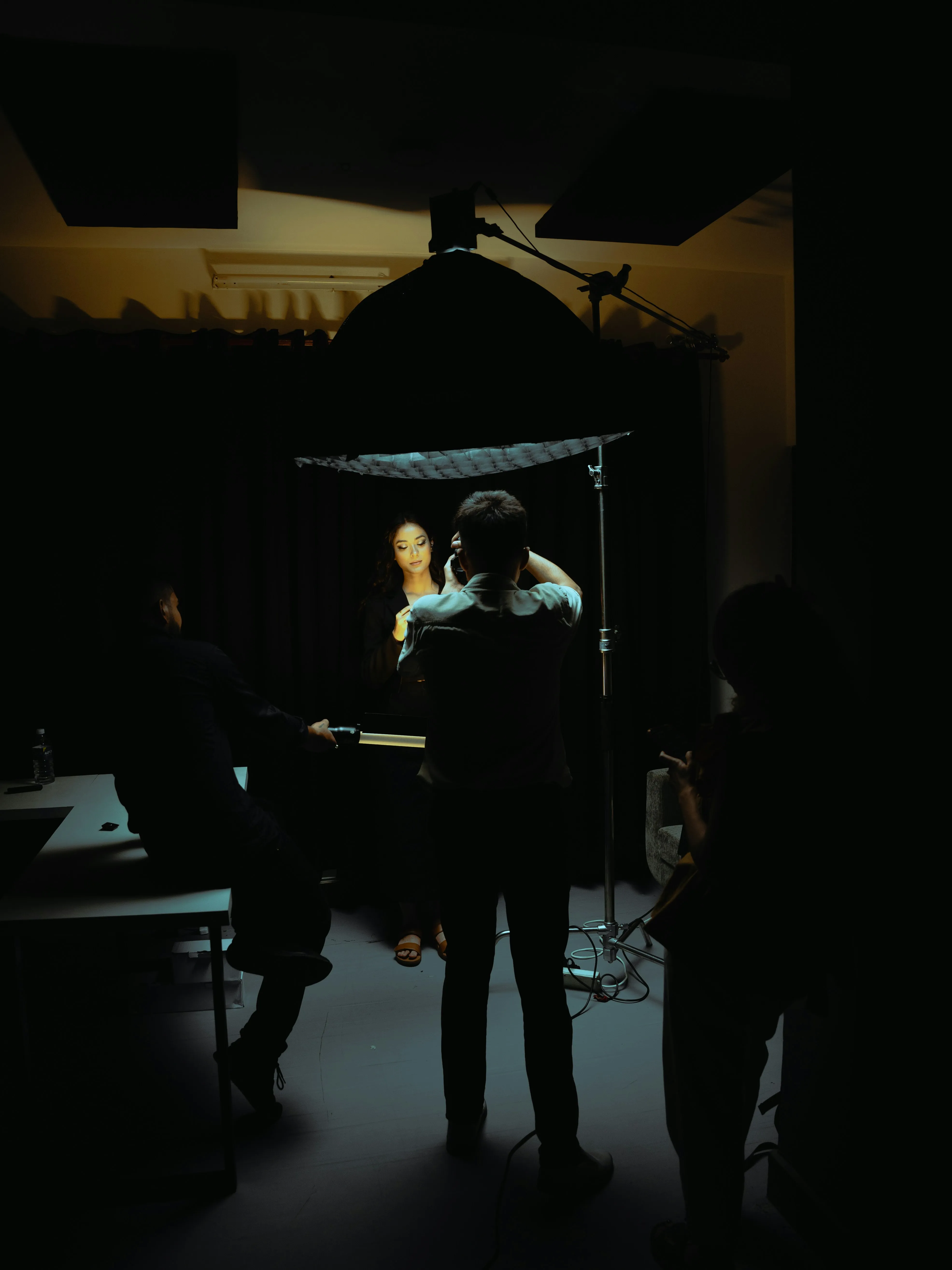 Orion team on a studio shoot